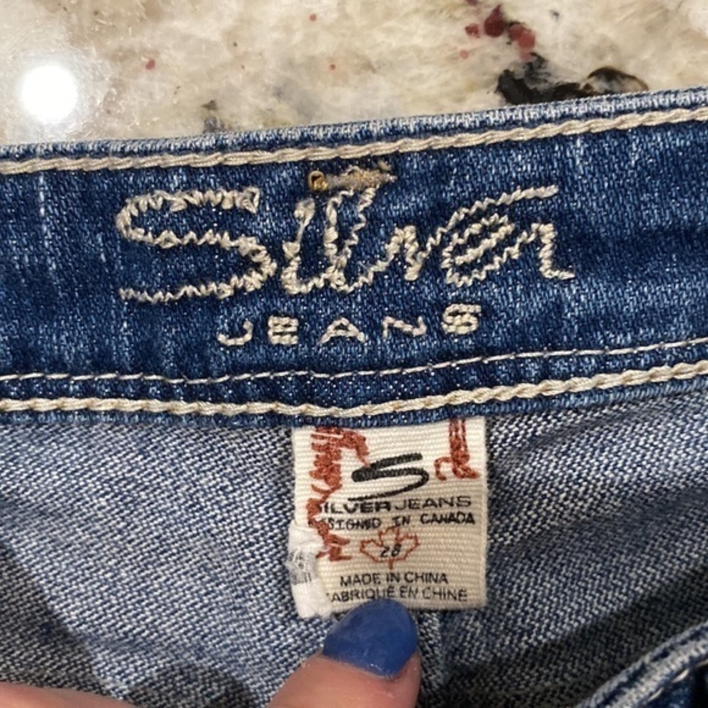 Silver‎ Jean Audrey- women’s size 28 - Picture 4 of 9